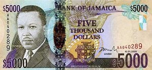 7 million jamaican dollars in pounds